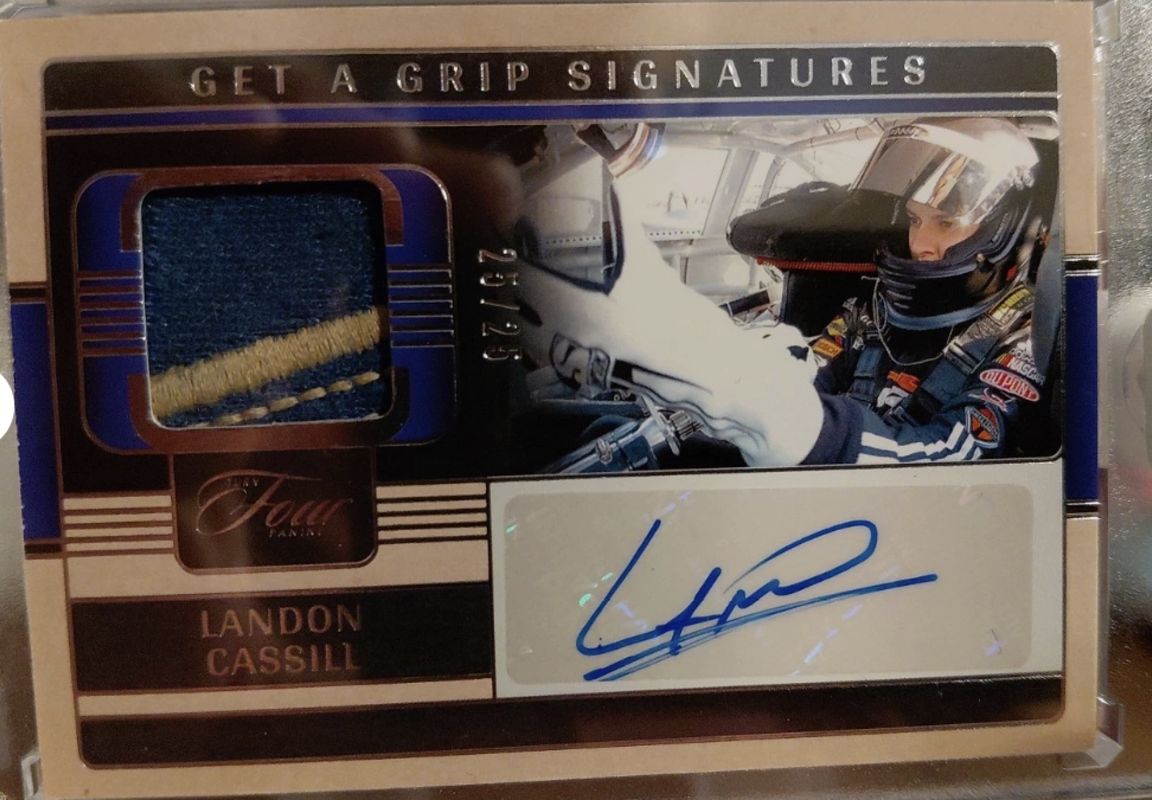 2025 Turn Four NASCAR #GGS-LCL Get a Grip Signatures /25