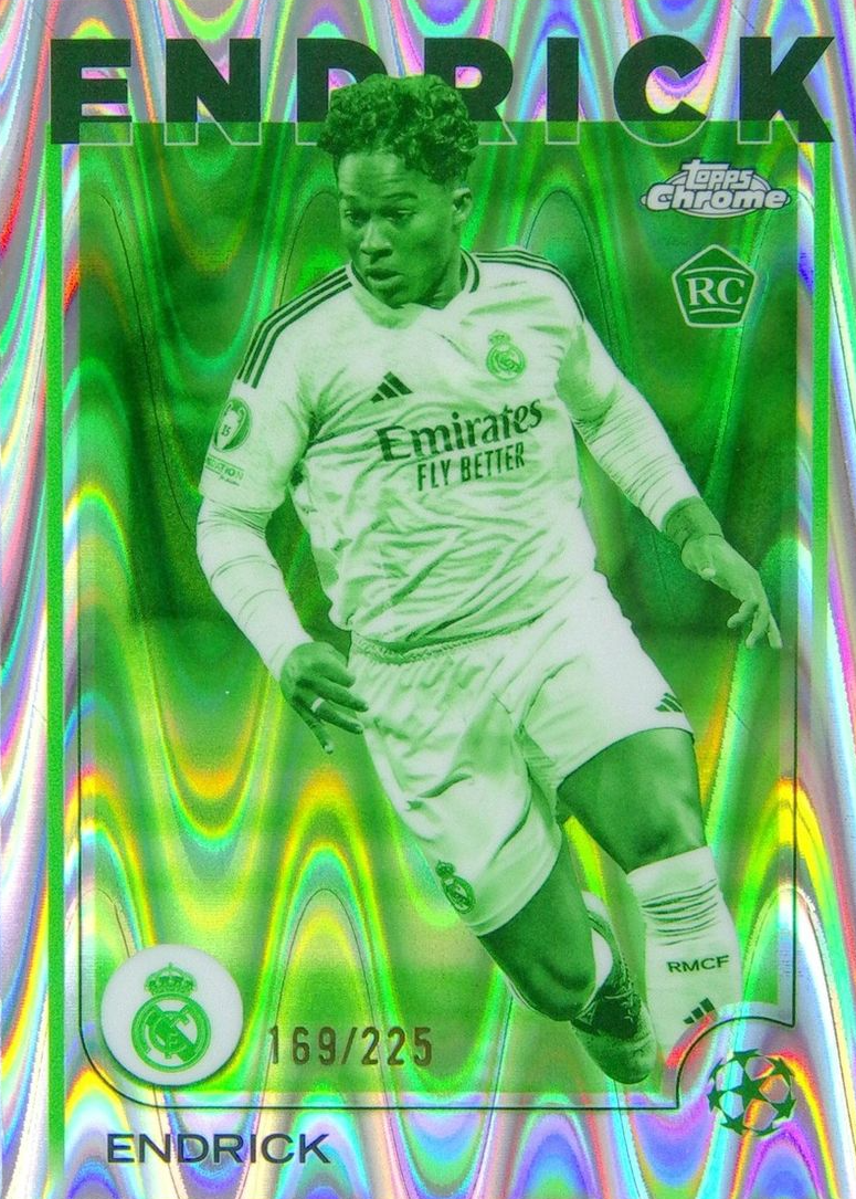 Endrick 2024 Topps Chrome UEFA Club Competitions #100 Night