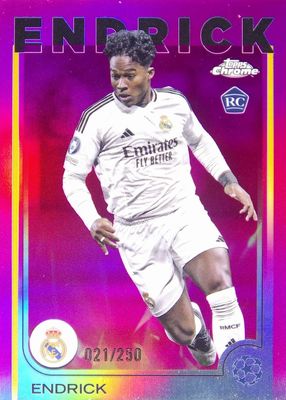 2024 Topps Chrome UEFA Club Competitions #100 Pink Refractor /250