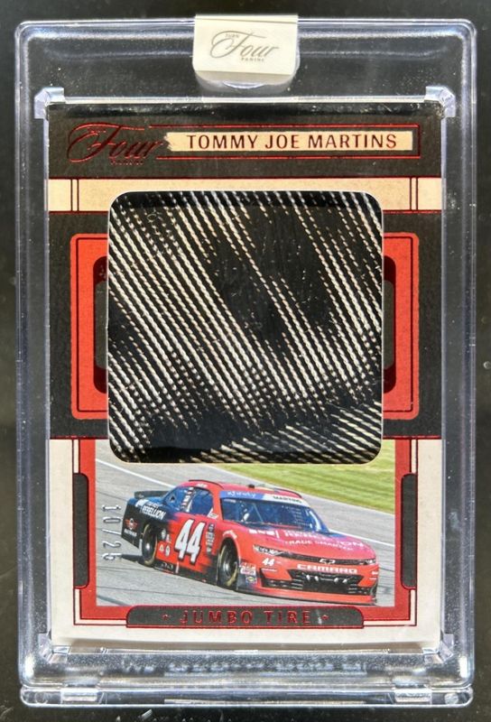 2025 Turn Four NASCAR #33 Jumbo Tire Swatches - Red /25