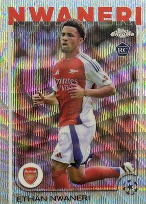 2024 Topps Chrome UEFA Club Competitions #158 Wave Refractor