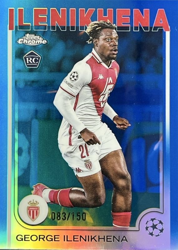 2024 Topps Chrome UEFA Club Competitions #185 Blue Refractor /150
