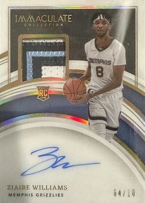 2021 Immaculate #111 Rookie Patch Auto - Gold /10