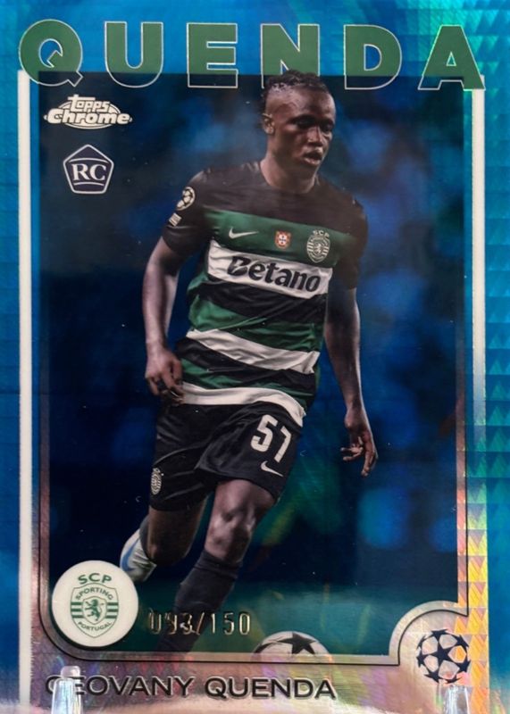 2024 Topps Chrome UEFA Club Competitions #108 Blue Prism Refractor /150