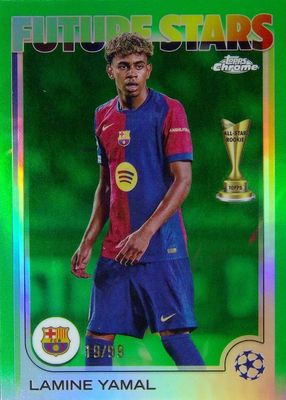 2024 Topps Chrome UEFA Club Competitions #27 Green Refractor /99