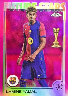 2024 Topps Chrome UEFA Club Competitions #27 Pink Refractor /250