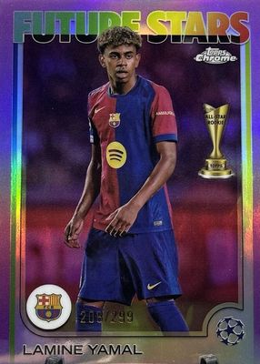 2024 Topps Chrome UEFA Club Competitions #27 Violet Refractor /299