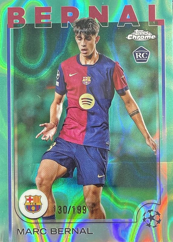 2024 Topps Chrome UEFA Club Competitions #39 Aqua Lava Refractor /199