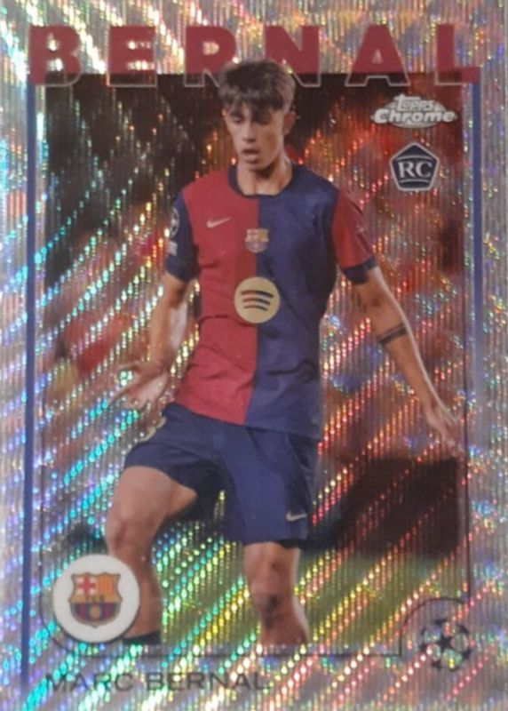 2024 Topps Chrome UEFA Club Competitions #39 Wave Refractor
