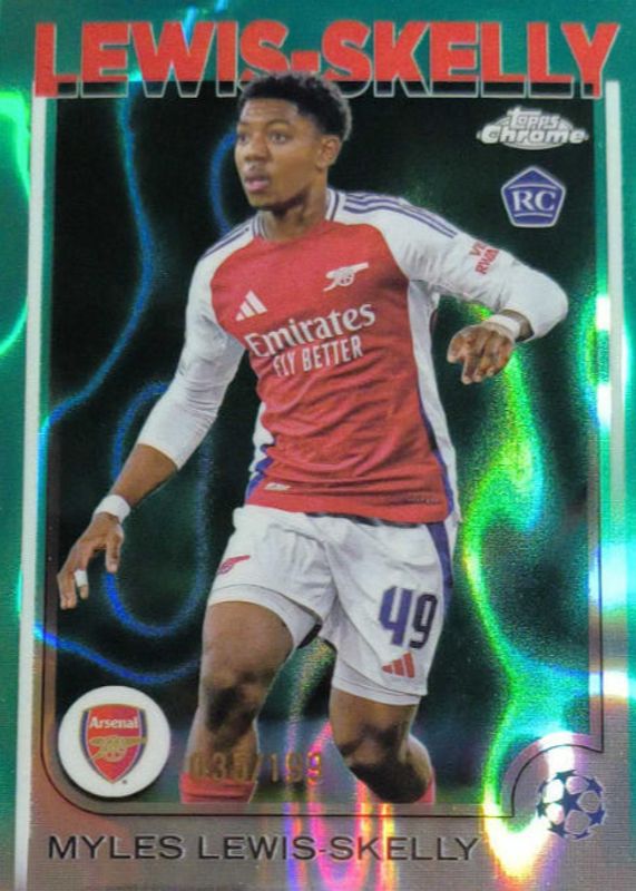 2024 Topps Chrome UEFA Club Competitions #154 Aqua Lava Refractor /199