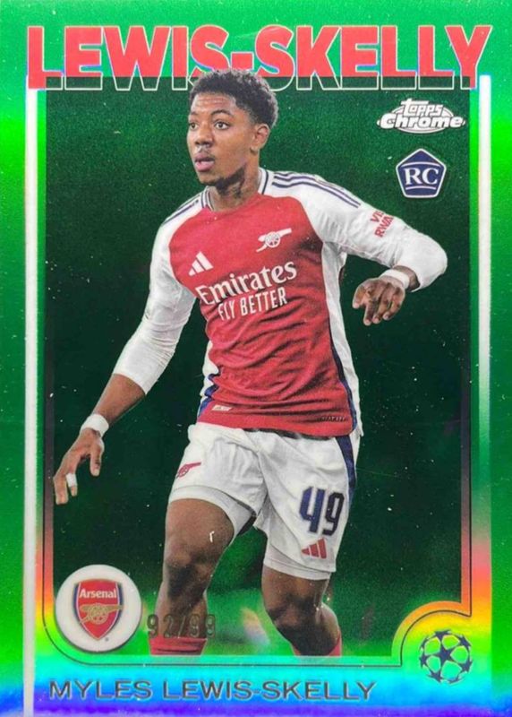 2024 Topps Chrome UEFA Club Competitions #154 Green Refractor /99