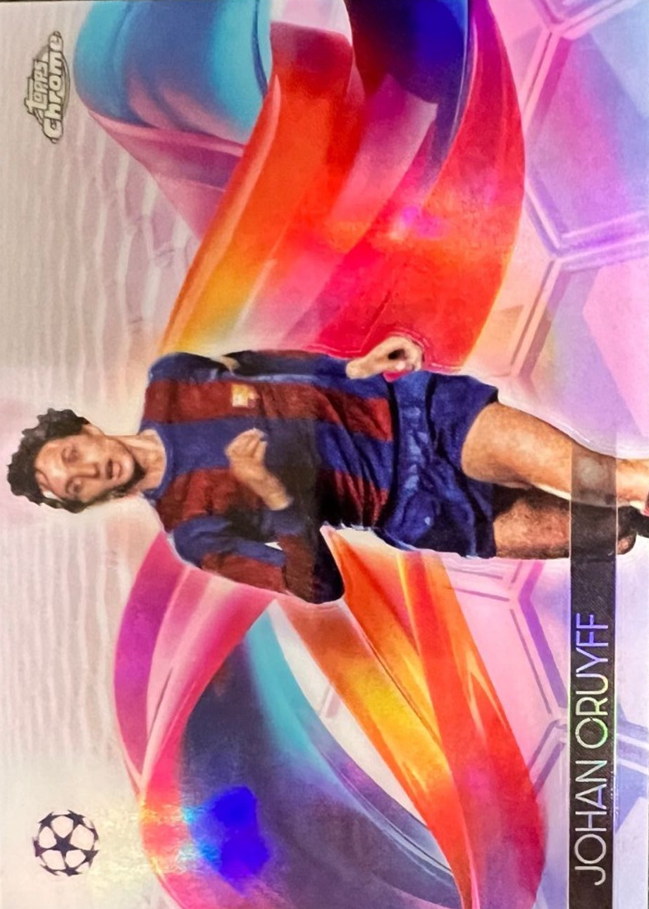 Johan Cruyff 2024 Topps Chrome UEFA Club Competitions #H-10 Helix 