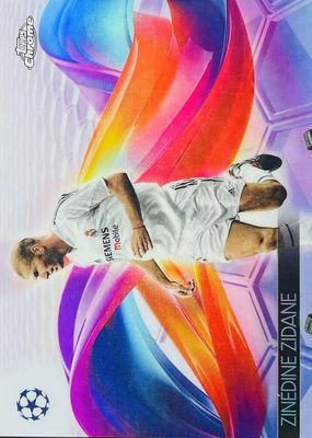 Zinedine Zidane 2023 Select FIFA #27 Stained Glass /(SSP