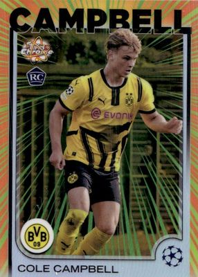 2024 Topps Chrome UEFA Club Competitions #RR-2 Radiating Rookies /(SSP)