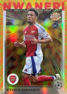 2024 Topps Chrome UEFA Club Competitions #RR-7 Radiating Rookies /(SSP)