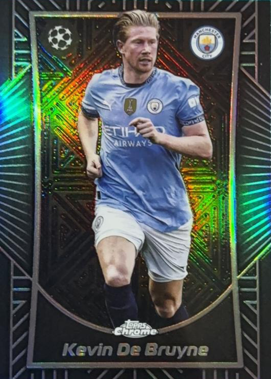 ケビン デブルイネ Topps Chrome リフラクター PSA 10 Kevin De Bruyne 2024 Topps Chrome UEFA Club Competitions #SE