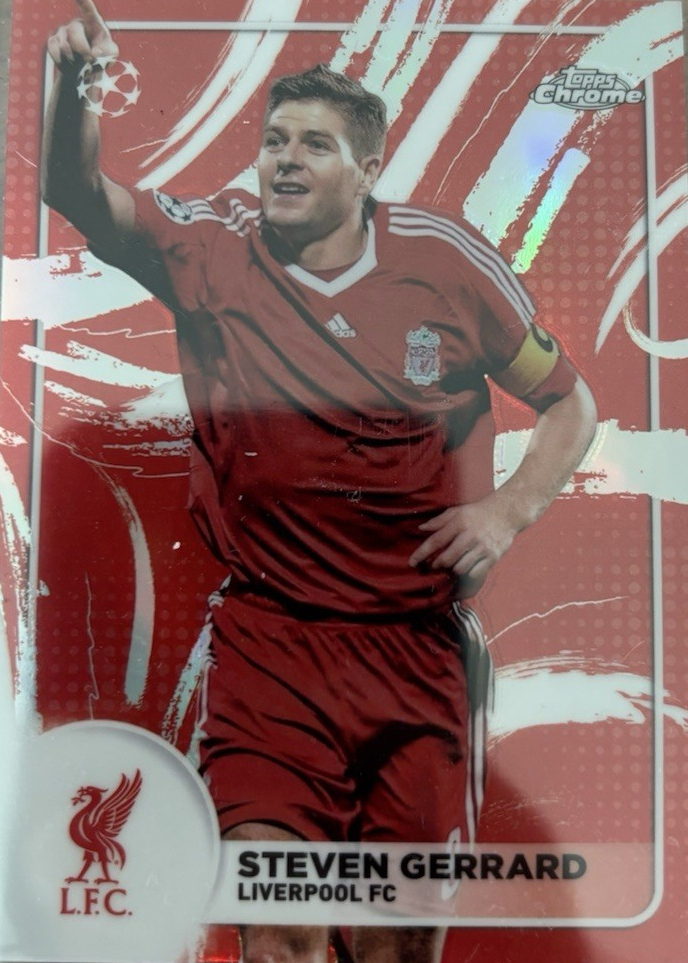Steven Gerrard 2024 Topps Chrome UEFA Club Competitions #SB-8