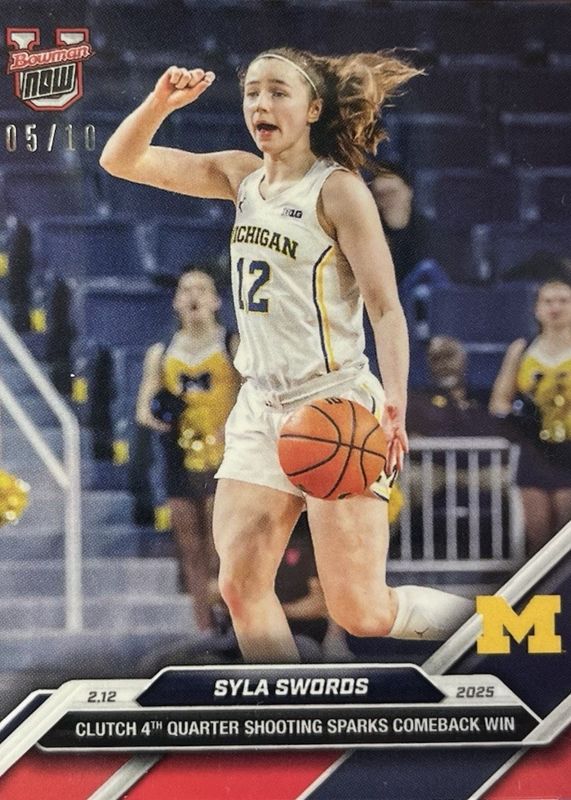 2024 Bowman U Now #65 Red /10