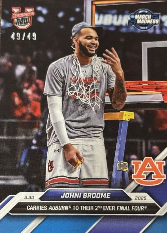 2024 Bowman U Now #105 Blue /49 (Print Run: 661)
