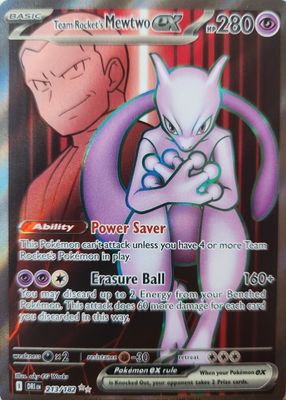 Team Rocket's Mewtwo ex 2025 Scarlet & Violet: Destined