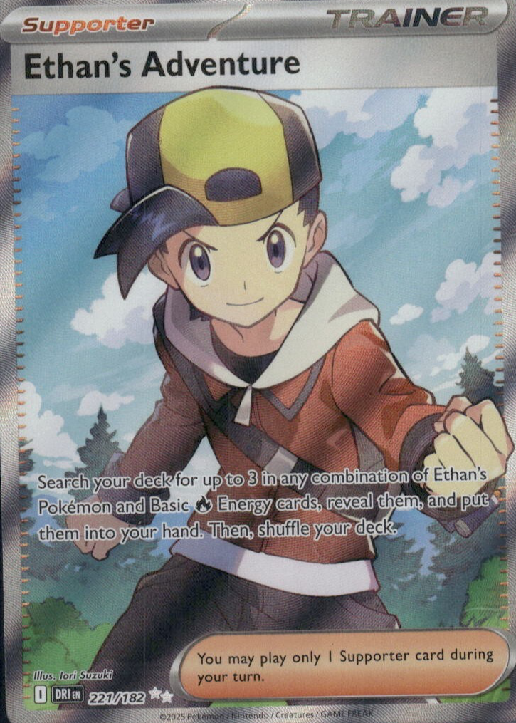 PSA10 ヒビキの冒険 Pokemon ETHAN'S ADVENTURE PSA 10 Pokemon Card Ethan's Adventure SAR 089/063 sv9a Heat