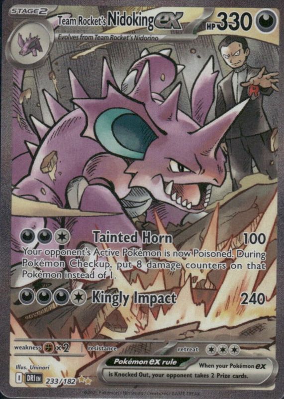 pokemon cards nidoking 174 165 Case | Pokmon 151 It now takes 20 Poison damage instead of 10 after each players turn (even if it was already Poisoned). Rocket's Nidoking EX 2025 Pokemon