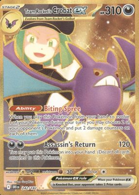 2025 Scarlet & Violet: Destined Rivals #242/182 Hyper Rare (Secret)