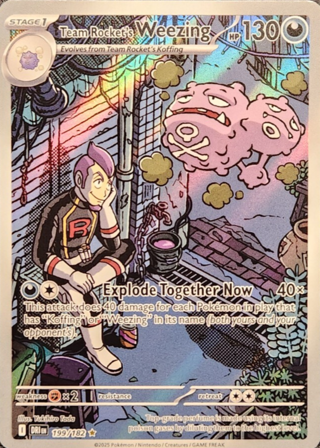 Team Rocket's Weezing 2025 Scarlet & Violet: Destined Rivals #199