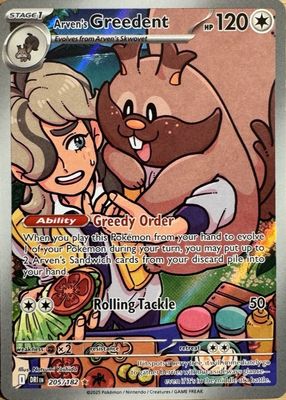 2025 Scarlet & Violet: Destined Rivals #205/182 Illustration Rare