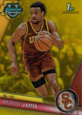 2023 Bowman Chrome University Sapphire Edition #95 Yellow /75 (1st)