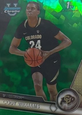 2023 Bowman Chrome University Sapphire Edition #16 Green /99 (1st)