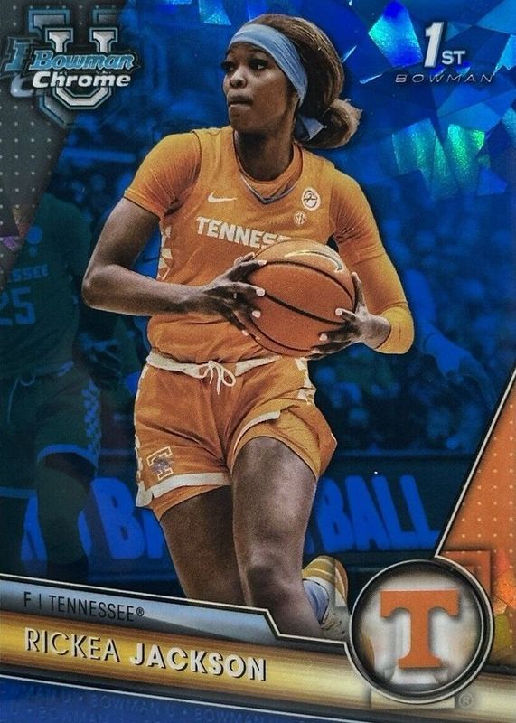 Rickea Jackson 2023 Bowman Chrome University Sapphire Edition #77 Base (1st) RAW