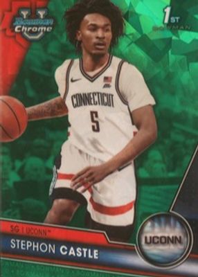 2023 Bowman Chrome University Sapphire Edition #88 Green /99 (1st)