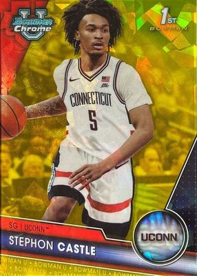 2023 Bowman Chrome University Sapphire Edition #88 Yellow /75 (1st)
