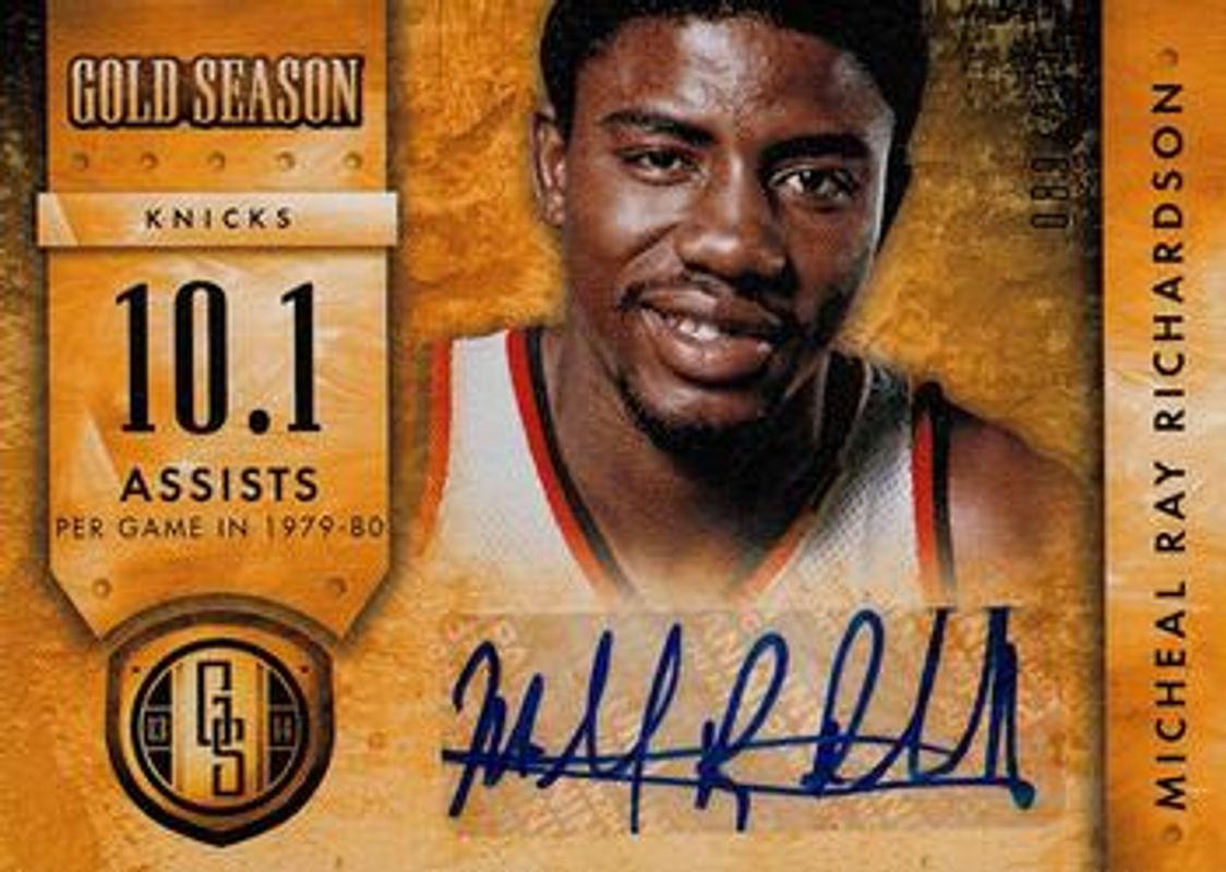 2013 Gold Standard #22 Gold Season Autographs /35