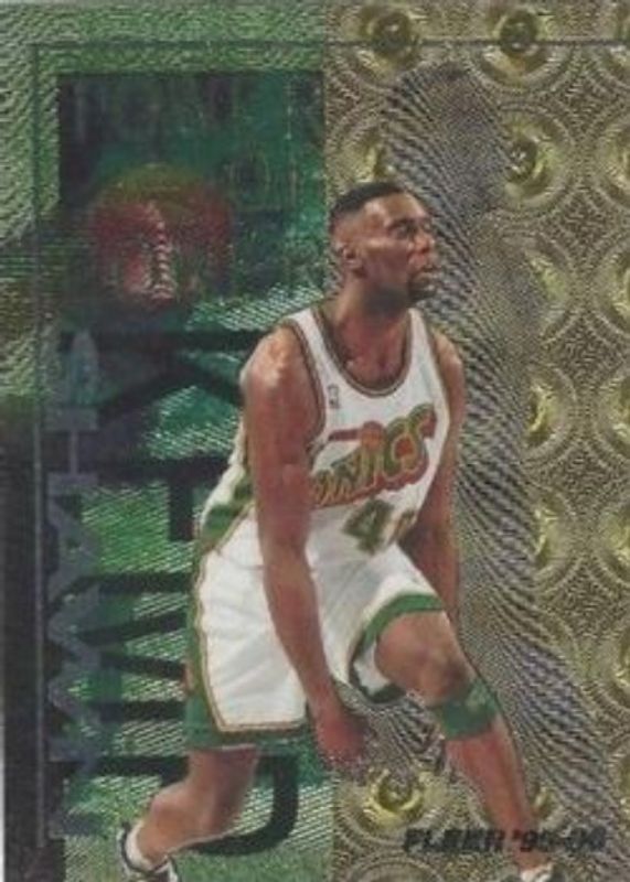 Shawn Kemp 1995 Fleer #1 Tower of Power RAW