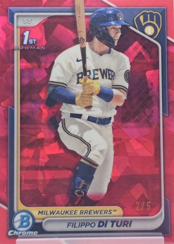 2024 Bowman Sapphire Edition #BCP-101 Red /5 (1st)