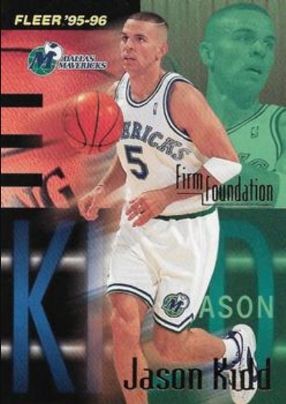 Jason Kidd 1995 Fleer #325 Base RAW