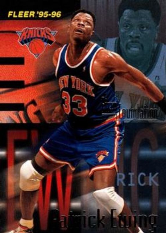 Patrick Ewing 1995 Fleer #337 Base RAW