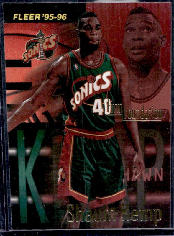 Shawn Kemp 1995 Fleer #344 Base RAW