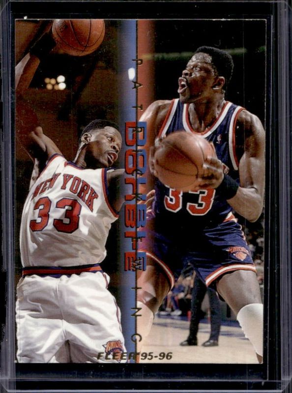 Patrick Ewing 1995 Fleer #3 Double Double RAW