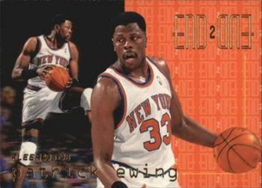Patrick Ewing 1995 Fleer #4 End 2 End RAW