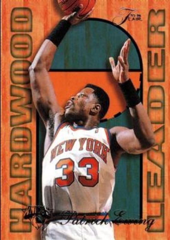 Patrick Ewing 1995 Fleer #18 Flair Hardwood Leader RAW