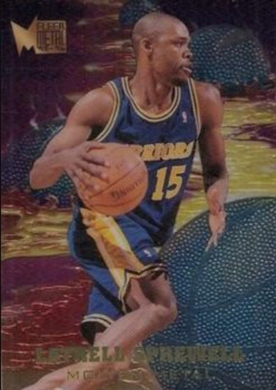 Latrell Sprewell 1995 Metal #9 Molten Metal RAW