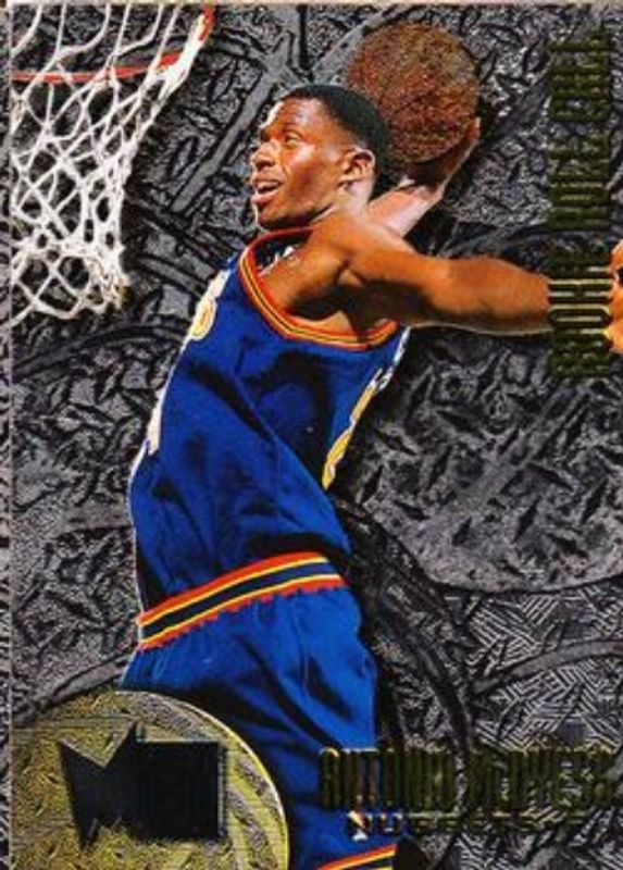 Antonio McDyess 1995 Metal #R-2 Rookie Roll Call - Silver Spotlight RAW