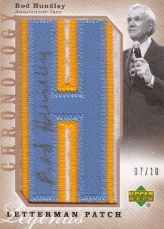 2006 Upper Deck Chronology #184 Letterman Gold /10