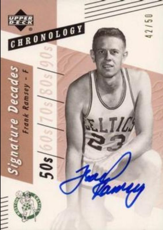 2006 Upper Deck Chronology #D-FR Signatures Decades /50