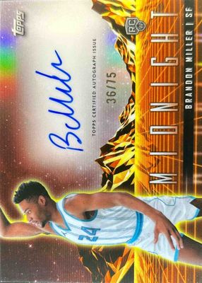 2023 Topps Midnight #RHS-BM Rookie Horizon Signatures - Dusk /75