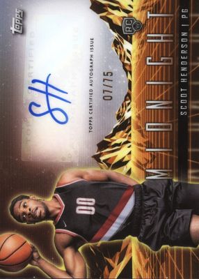 2023 Topps Midnight #RHS-SH Rookie Horizon Signatures - Dusk /75
