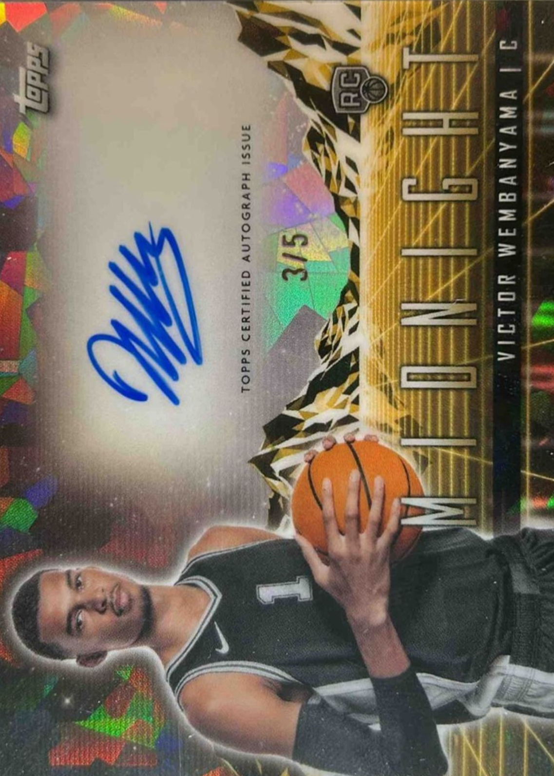 Victor Wembanyama 2023 Topps Midnight #RHS-VW Rookie Horizon